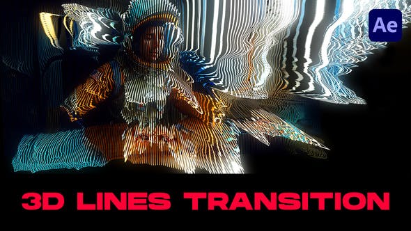 Videohive 51000125 3D Lines Transitions