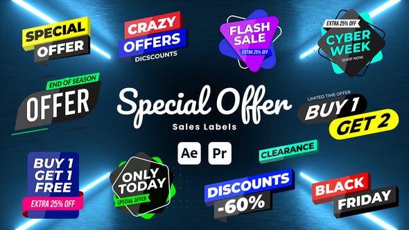 Videohive 51169430 Special Offer Sale labels