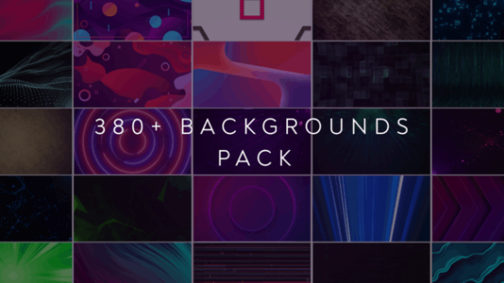 Videohive 51085181 380+ Backgrounds Pack