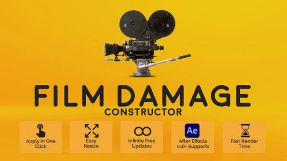 Videohive 51527017 Film Damage Constructor