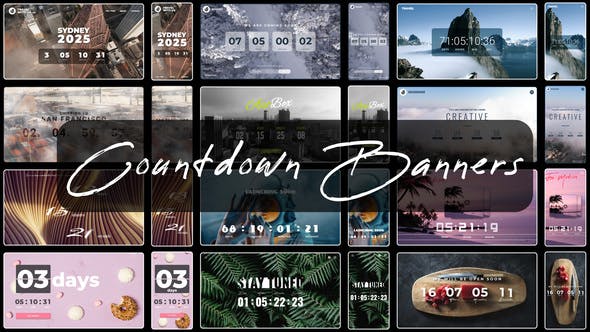 Videohive 51459219 Countdown Timer Wide Banners